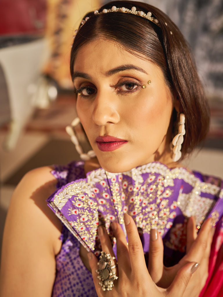 Regal Rani Pink Patola Silk Saree with Exquisite Weaving Work ClothsVilla