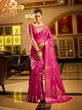 Load image into Gallery viewer, Rani Pink Regal Kanjeevaram Organza Saree with Zari Woven Border Clothsvilla