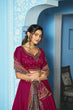 Load image into Gallery viewer, Rani Pink Silk Embroidered Lehenga Set ClothsVilla