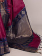Load image into Gallery viewer, Rani Pink Silk Zari Weaving Saree ClothsVilla