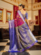 Load image into Gallery viewer, Rani Pink Soft Cotton Saree with Woven Design ClothsVilla