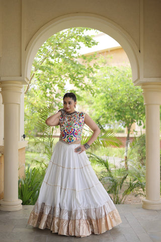 Rayon Kutchi Work Lehenga Choli ClothsVilla