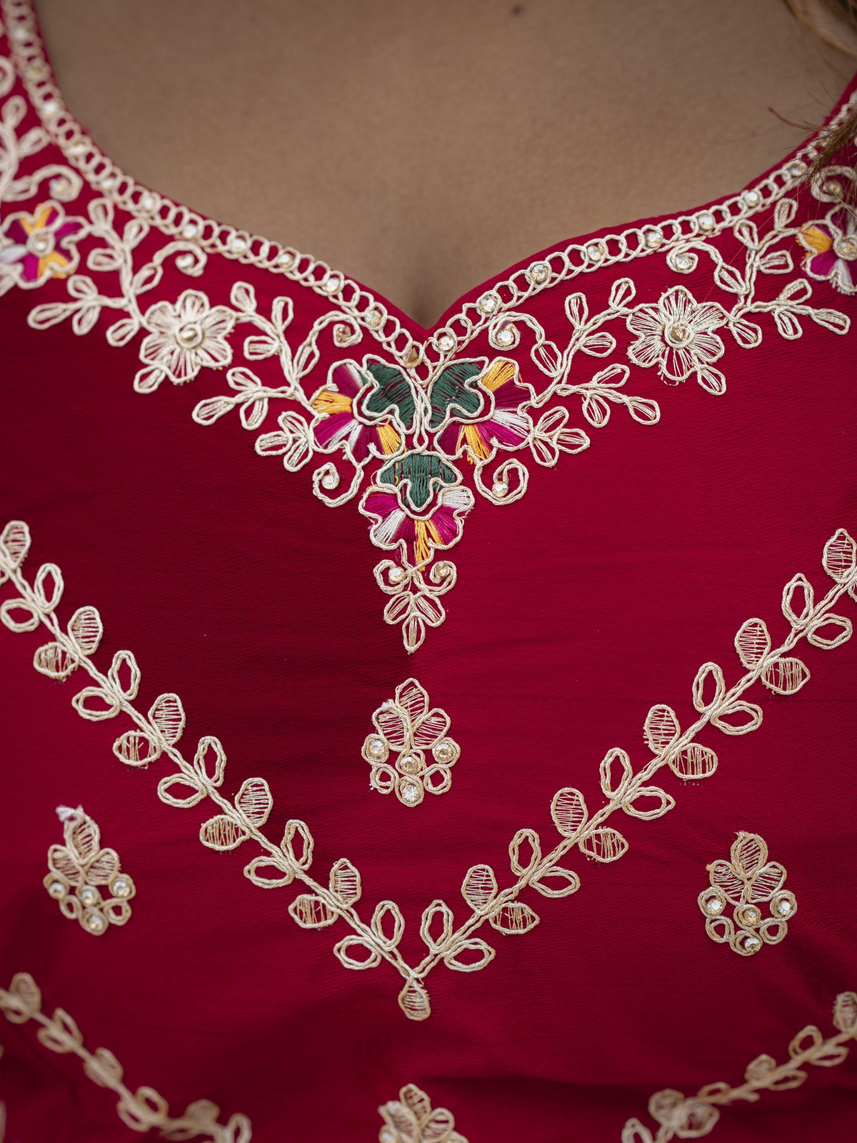 Red Bridal Lehenga Choli Set
