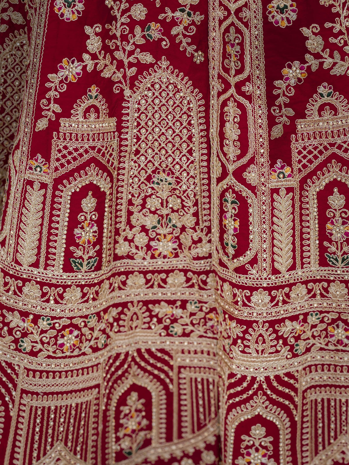 Red Bridal Lehenga Choli Set