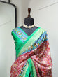 Load image into Gallery viewer, Red Color Patola Printed Dola Silk Saree Clothsvilla