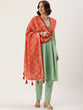 Load image into Gallery viewer, Red Color Tusser Silk Patola Printed Dupatta ClothsVilla
