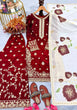 Load image into Gallery viewer, Red Designer Pure Fendi Silk Heavy Embroidered Kurta Palazzo Set with 5 mm Sequins, Rivet Moti Work &amp; Digital Printed Tabby Silk Dupatta ClothsVilla.com