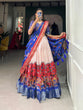 Load image into Gallery viewer, Red Dola Silk Lehenga Choli with Kalamkari Print &amp; Weaving Border ClothsVilla