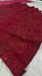 Load image into Gallery viewer, Red Elegant Net Lehenga Set with Intricate Thread, Dori, Sequins &amp; Beads Work ClothsVilla
