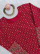 Load image into Gallery viewer, Red Faux Georgette Thread &amp; Sequin Work Sharara Set with Matching Dupatta ClothsVilla