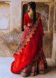 Load image into Gallery viewer, Red Groove in Style – Elegant Japan Satin Lehenga Set ClothsVilla