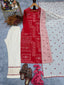 Red Premium Designer Readymade Pur Roman Silk Top, Bottom & Dupatta Set – Party & Festive Wear Collection Clothsvilla