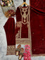 Red Premium Designer Readymade Viscose Velvet Top, Plazzo & Dupatta Set – Party Wear Elegance Clothsvilla