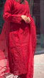 Load image into Gallery viewer, Red Premium New Designer Readymade Georgette suit set Clothsvilla