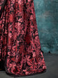 Load image into Gallery viewer, Red Printed Chanderi Crepe Saree with Unstitched Blouse ClothsVilla