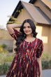 Load image into Gallery viewer, Red Printed Cotton Anarkali Kurti ClothsVilla