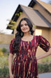 Load image into Gallery viewer, Red Printed Cotton Anarkali Kurti ClothsVilla