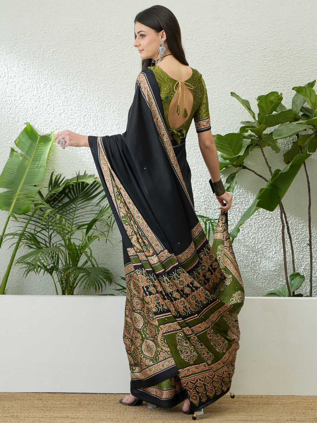 Reyanshi Classic Semi Modal Saree for Traditional Functions ClothsVilla