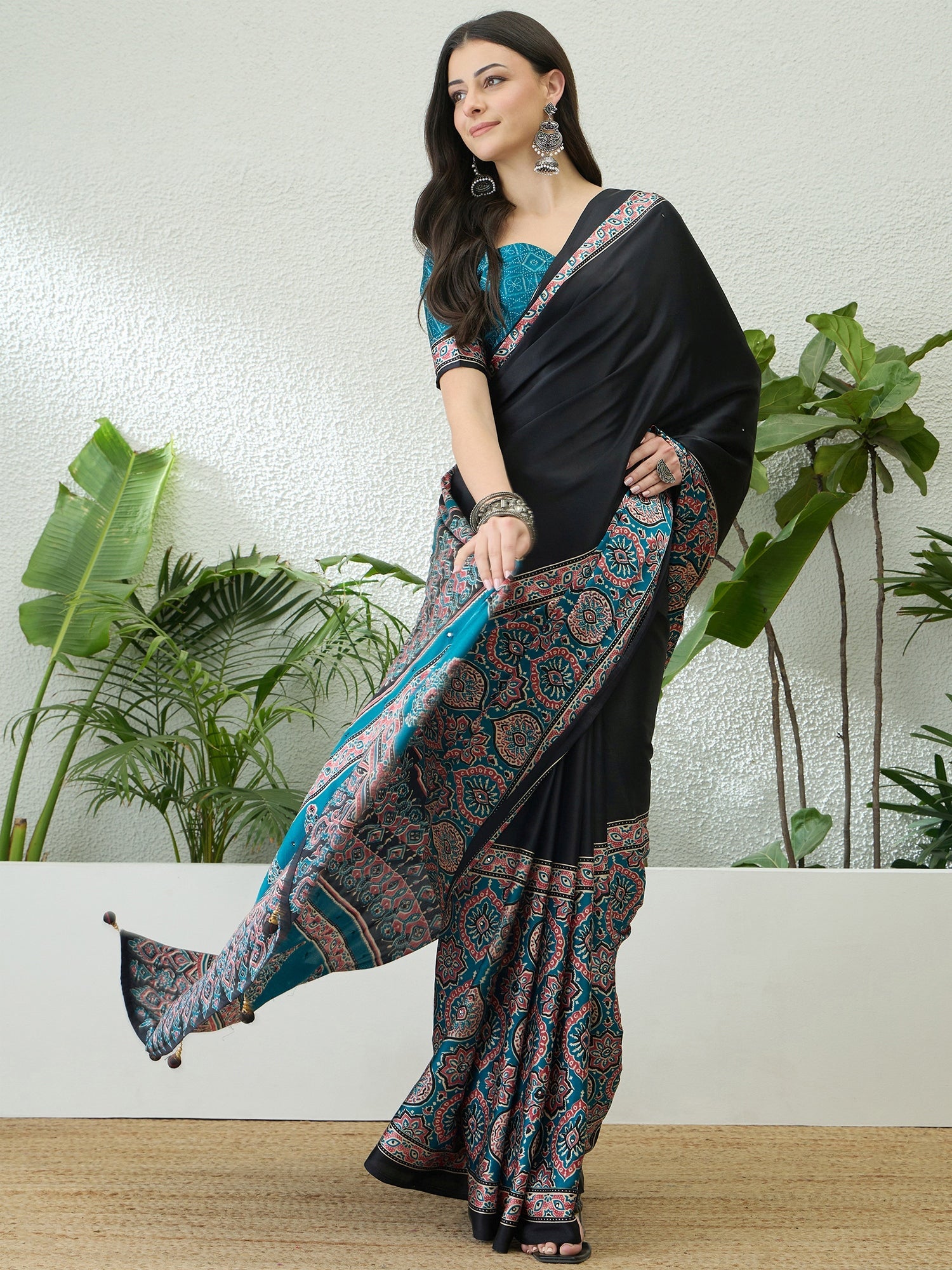 Reyanshi Classic Semi Modal Saree for Traditional Functions ClothsVilla