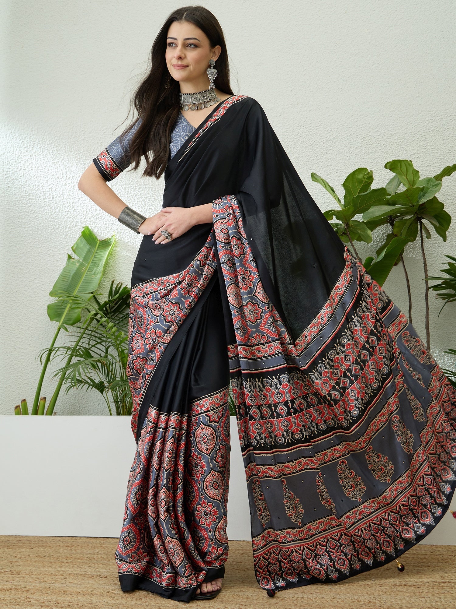 Reyanshi Classic Semi Modal Saree for Traditional Functions ClothsVilla