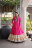 Reyon Kutchi Gamthi Thread Work Gown Clothsvilla