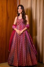 Load image into Gallery viewer, Ri8 Fashion Multicolor Anarkali Gown – A Fusion of Elegance &amp; Modernity ClothsVilla