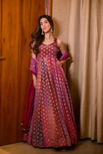 Load image into Gallery viewer, Ri8 Fashion Multicolor Anarkali Gown – A Fusion of Elegance &amp; Modernity ClothsVilla