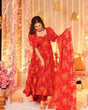 Load image into Gallery viewer, Ri8 Fashion Red Exclusive Digital Printed Anarkali Suit – Elegance Meets Modern Flair ClothsVilla