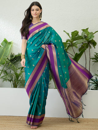Rishvika Elegant Soft Silk Saree for Festive Functions ClothsVilla