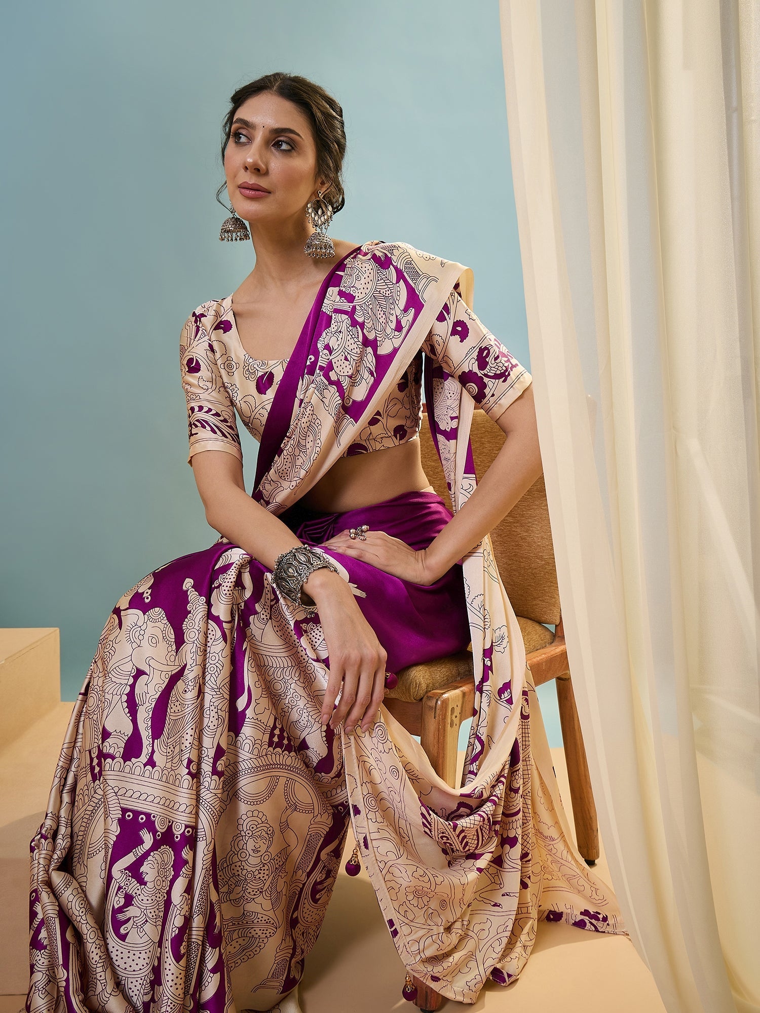Riyana Classic Semi Modal Saree for Traditional Functions ClothsVilla