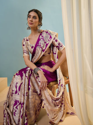 Riyana Classic Semi Modal Saree for Traditional Functions ClothsVilla