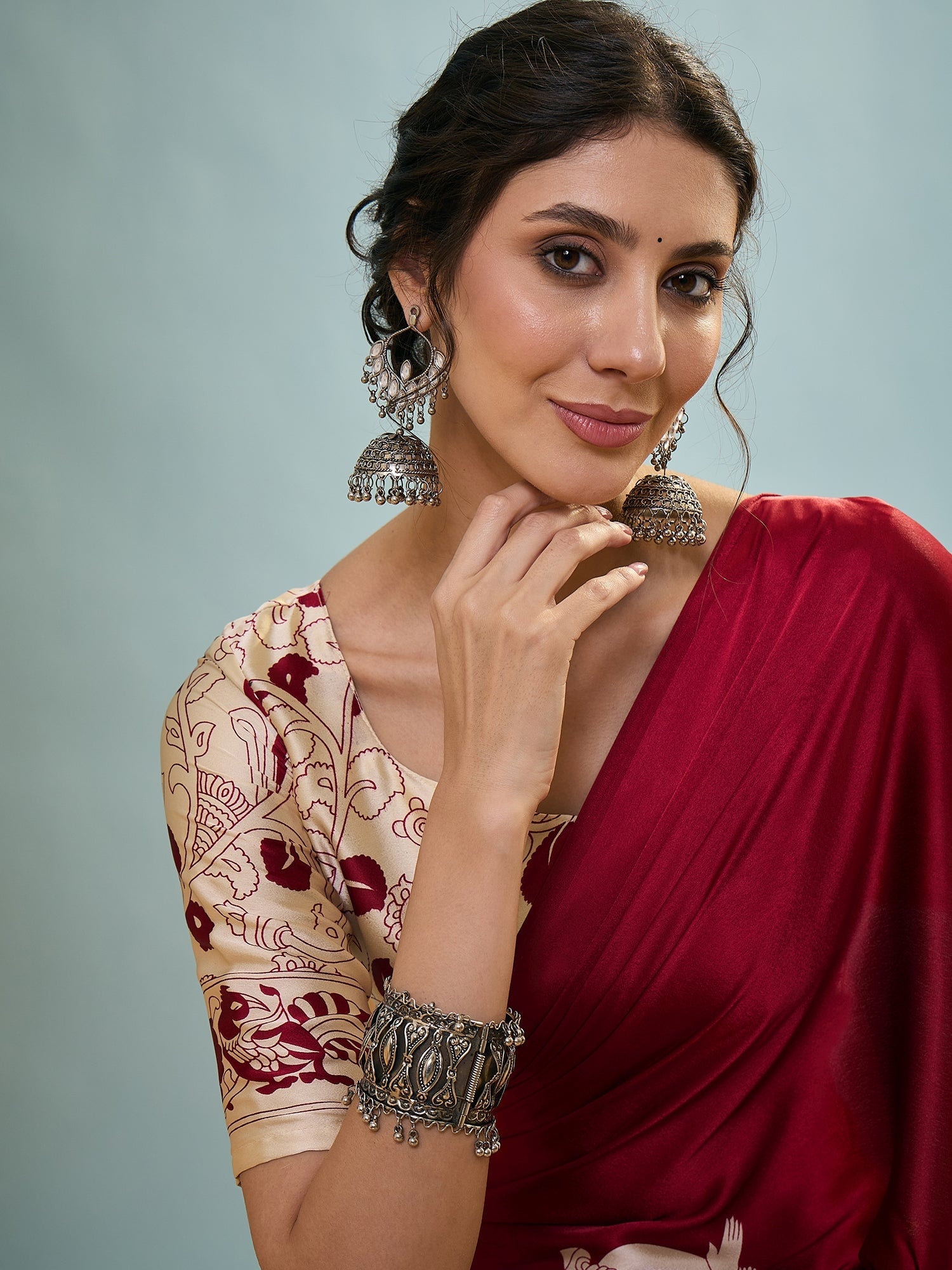 Riyana Classic Semi Modal Saree for Traditional Functions ClothsVilla