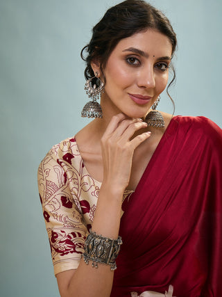 Riyana Classic Semi Modal Saree for Traditional Functions ClothsVilla