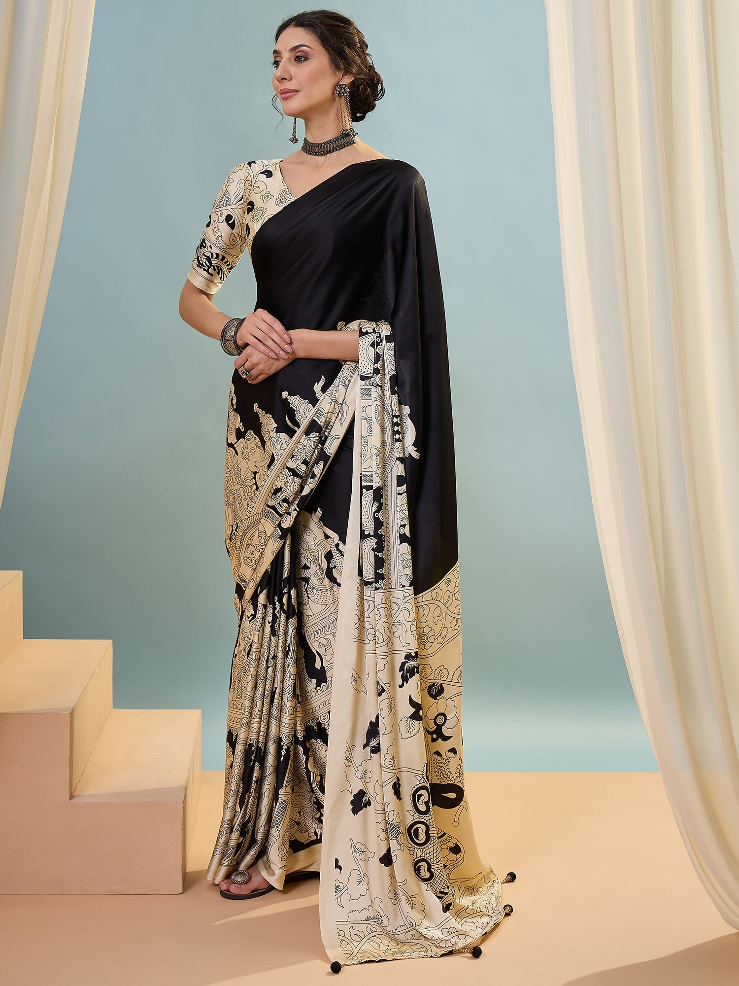 Riyana Classic Semi Modal Saree for Traditional Functions ClothsVilla