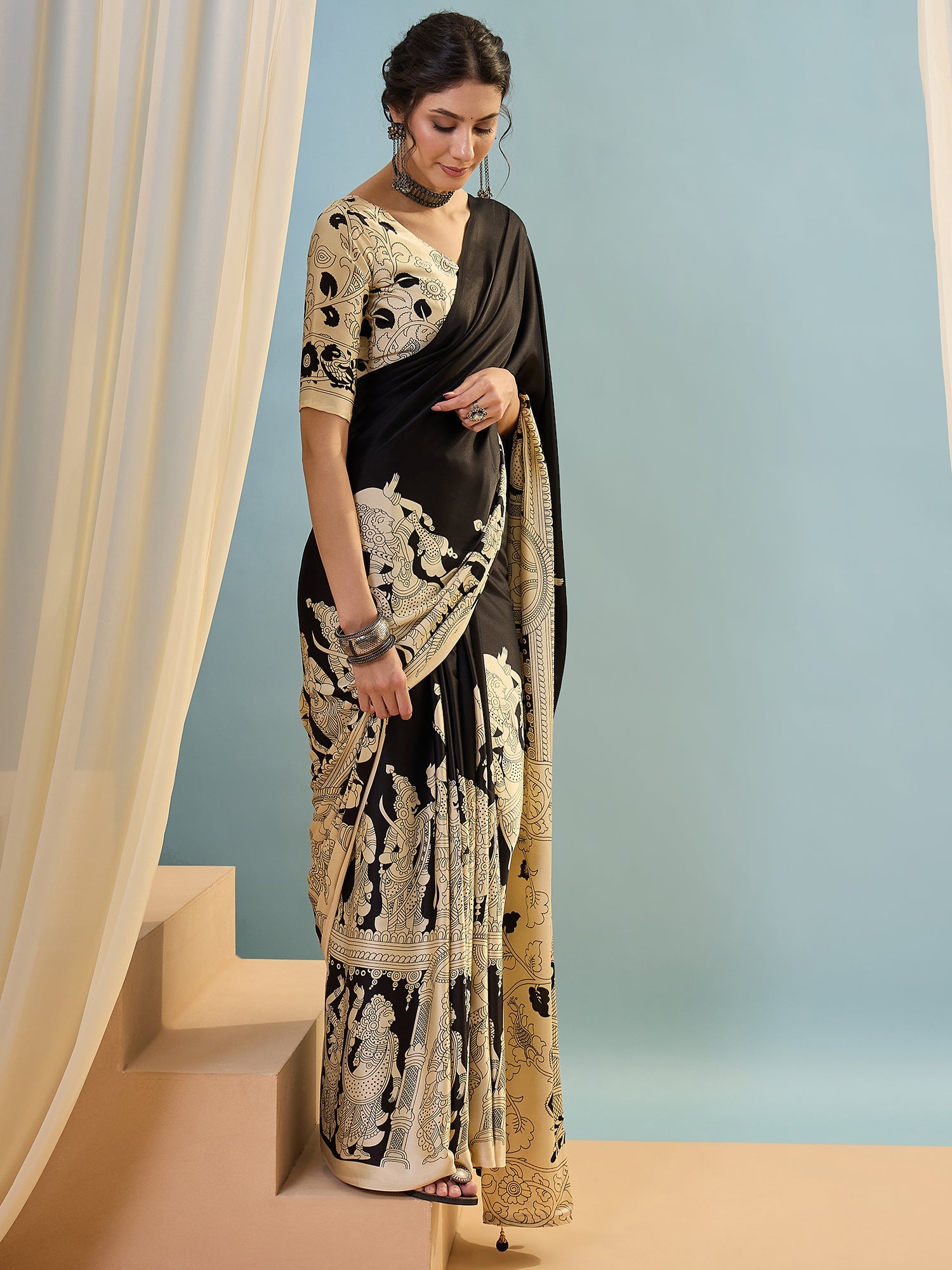 Riyana Classic Semi Modal Saree for Traditional Functions ClothsVilla