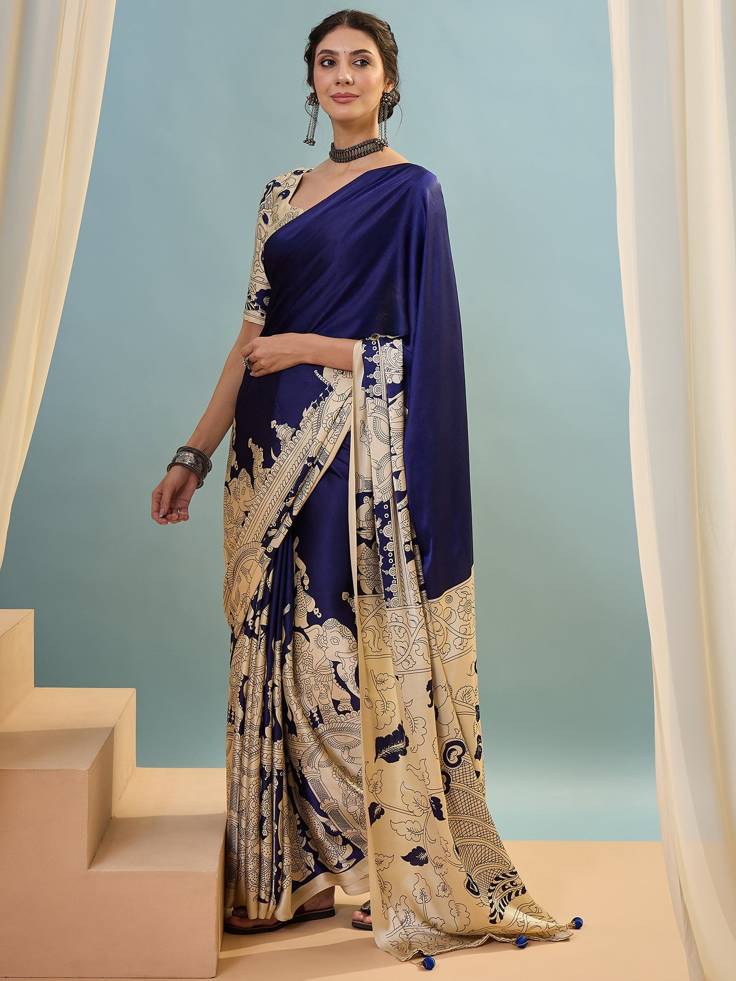 Riyana Classic Semi Modal Saree for Traditional Functions ClothsVilla