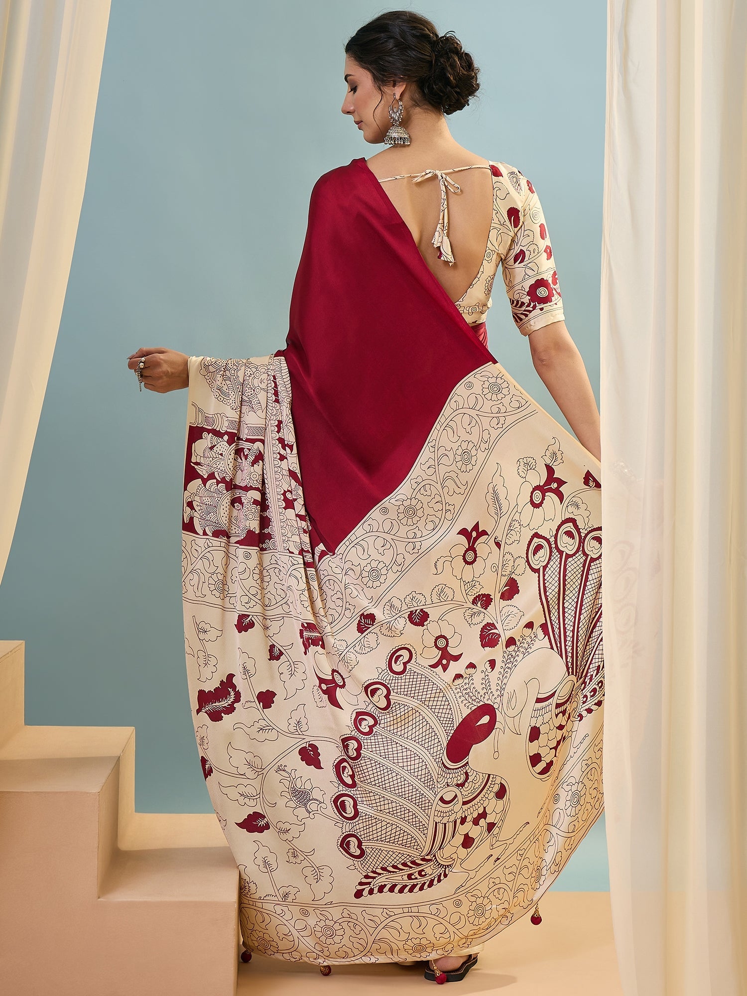 Riyana Classic Semi Modal Saree for Traditional Functions ClothsVilla