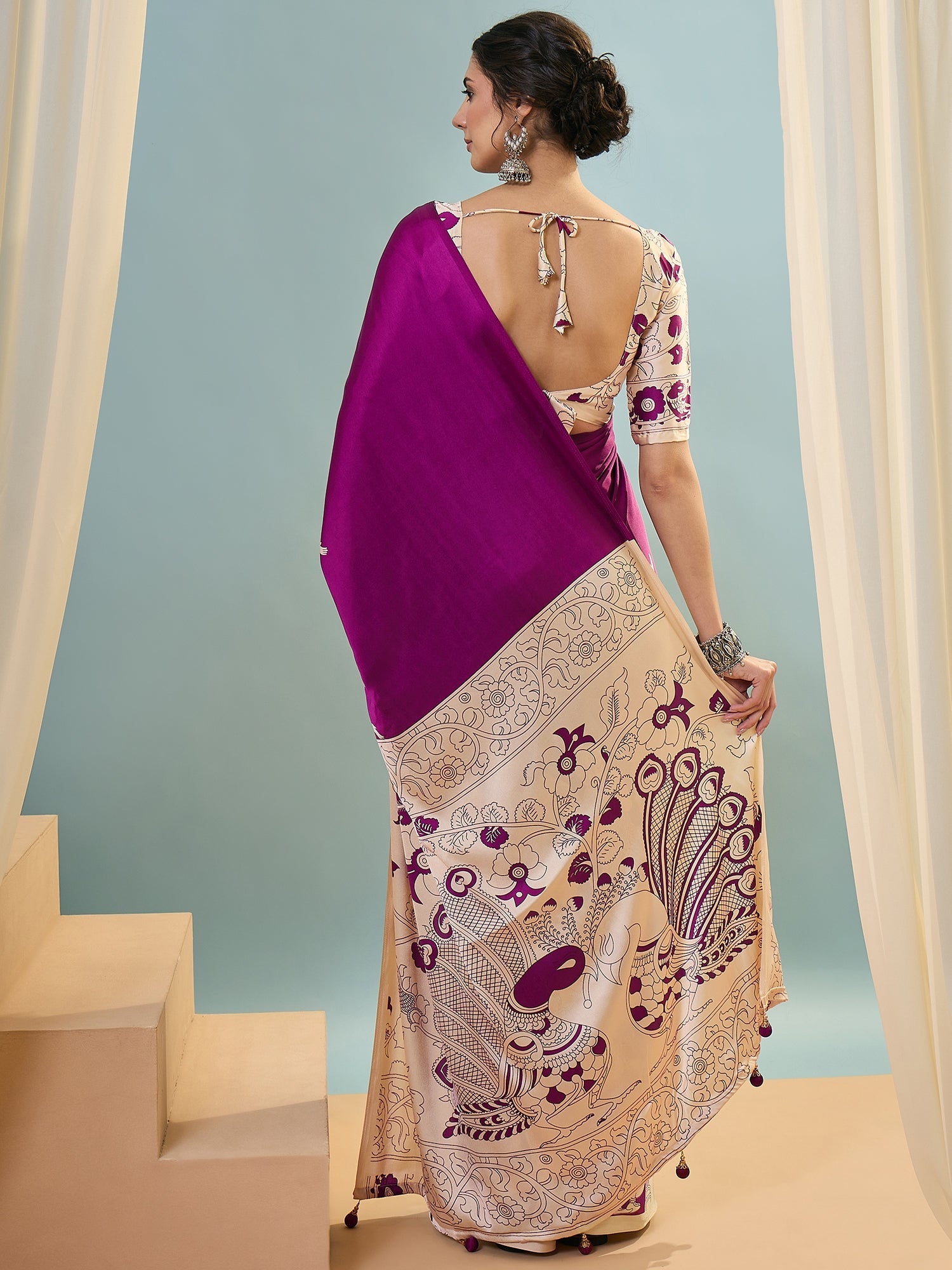 Riyana Classic Semi Modal Saree for Traditional Functions ClothsVilla
