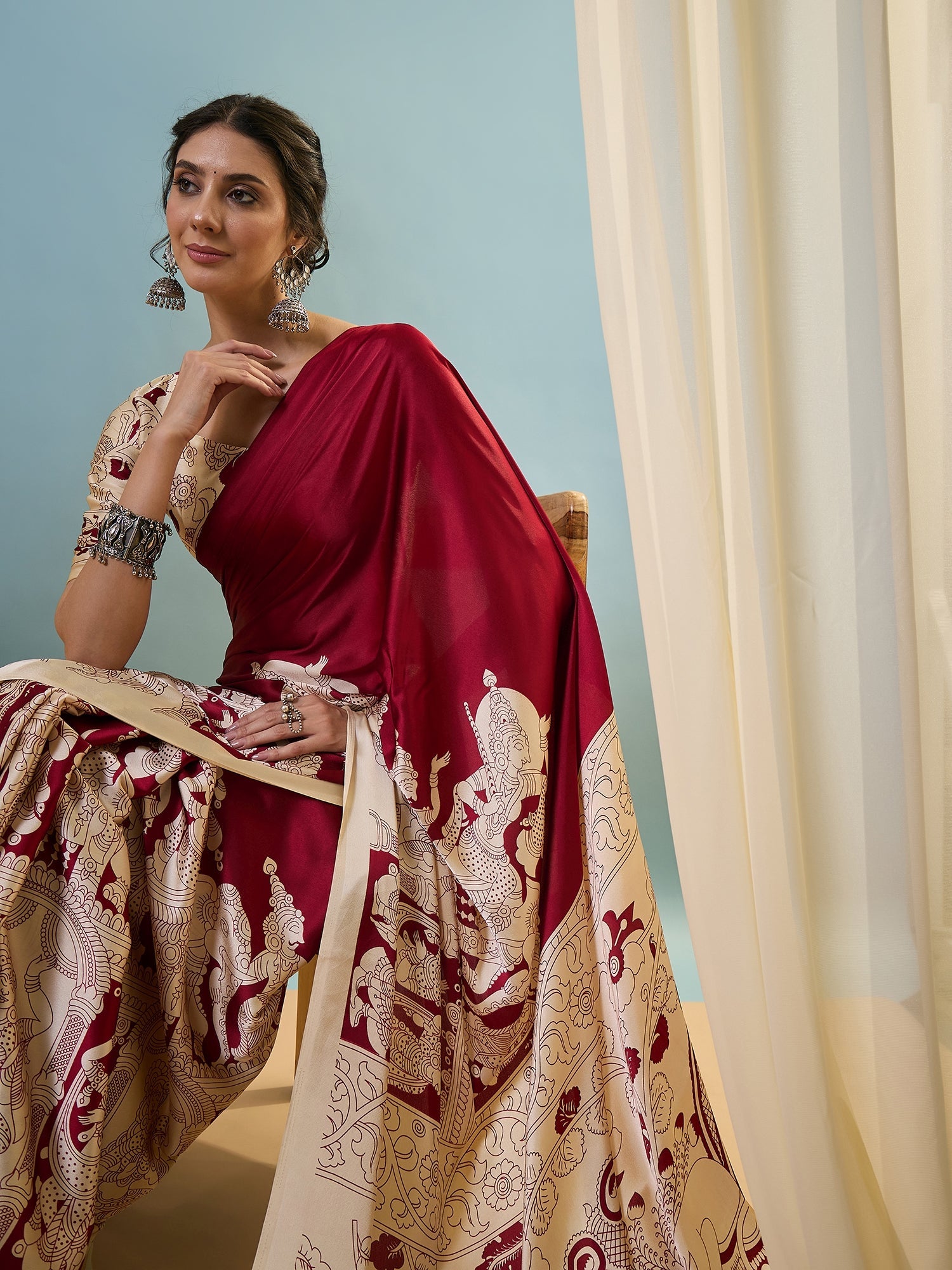 Riyana Classic Semi Modal Saree for Traditional Functions ClothsVilla