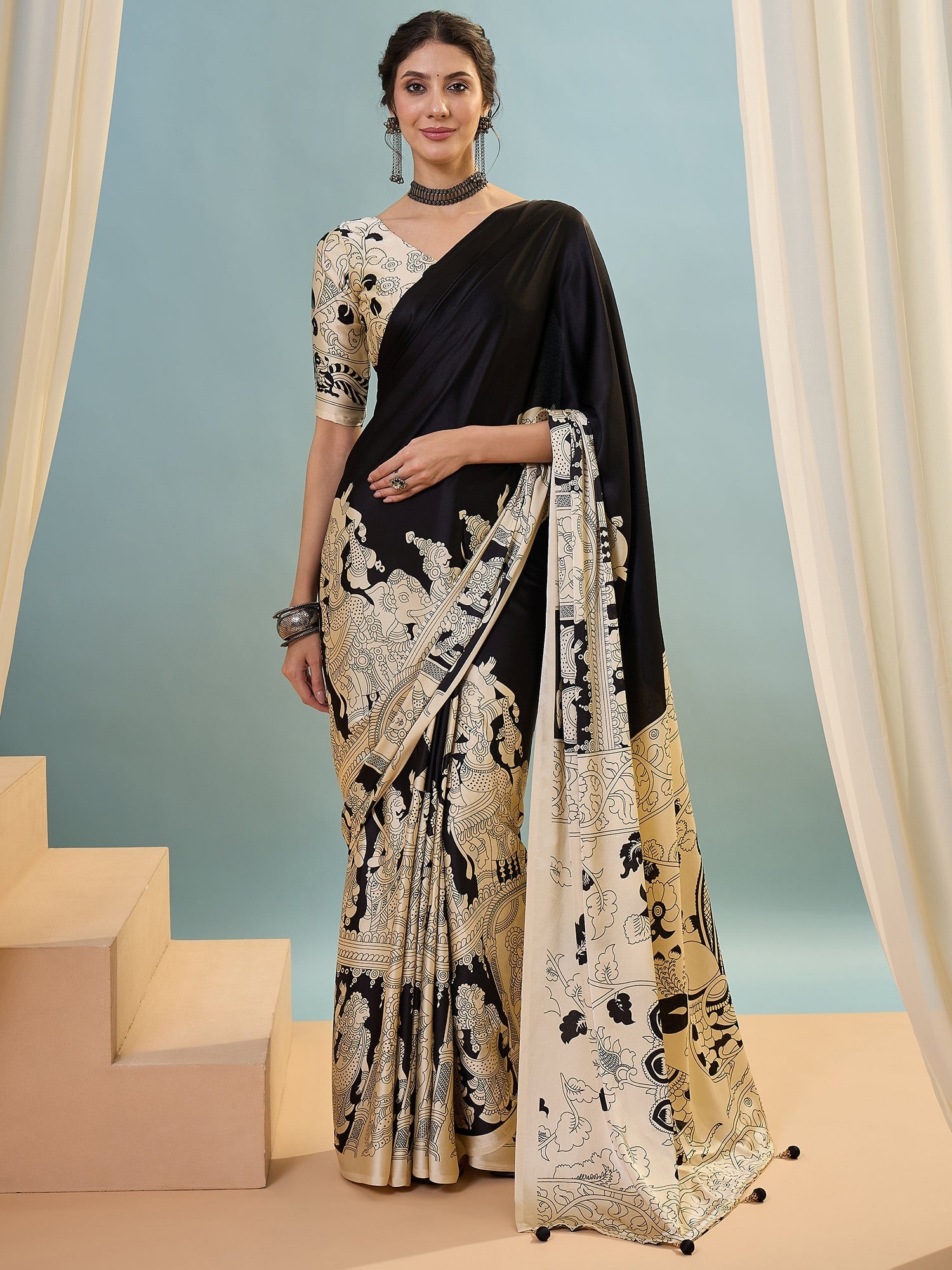 Riyana Classic Semi Modal Saree for Traditional Functions ClothsVilla