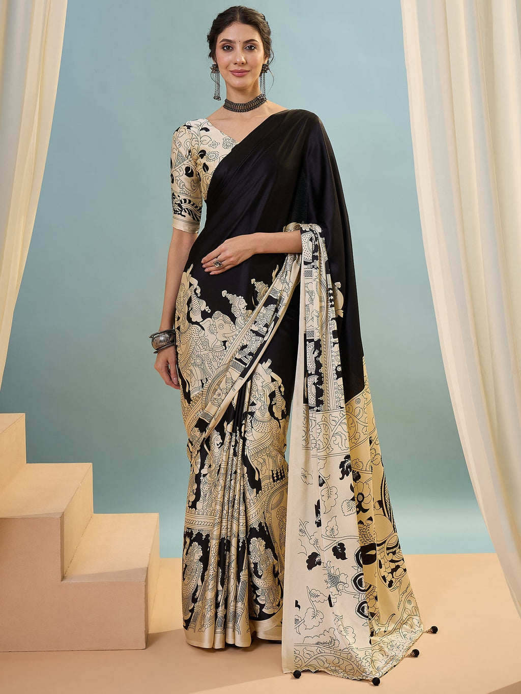 Riyana Classic Semi Modal Saree for Traditional Functions ClothsVilla