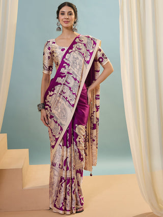 Riyana Classic Semi Modal Saree for Traditional Functions ClothsVilla