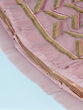 Load image into Gallery viewer, Rose Gold Net Semi Stitched Thread and Sequins work Lehenga Choli Clothsvilla