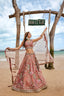 Rose Gold Net Sequins, Moti, Mirror and thread embroidery Semi-Stitched Lehenga choli & Dupatta Clothsvilla