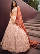 Load image into Gallery viewer, Rose Gold Viscos fabric Sequins work Semi-Stitched Lehenga choli &amp; Dupatta ClothsVilla