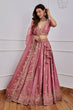 Load image into Gallery viewer, Rose Pink Timeless Elegance – Classic Indian Lehenga Set for Festive Glam ClothsVilla