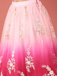 Load image into Gallery viewer, Rose Tone Shadding Net Sequinse Work Semi-Stitched Lehenga &amp; Unstitched Blouse, Dupatta Clothsvilla