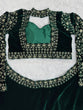 Load image into Gallery viewer, Royal Green Viscose Velvet Semi-Stitched Lehenga Set with All-Over Sequin Embroidery ClothsVilla
