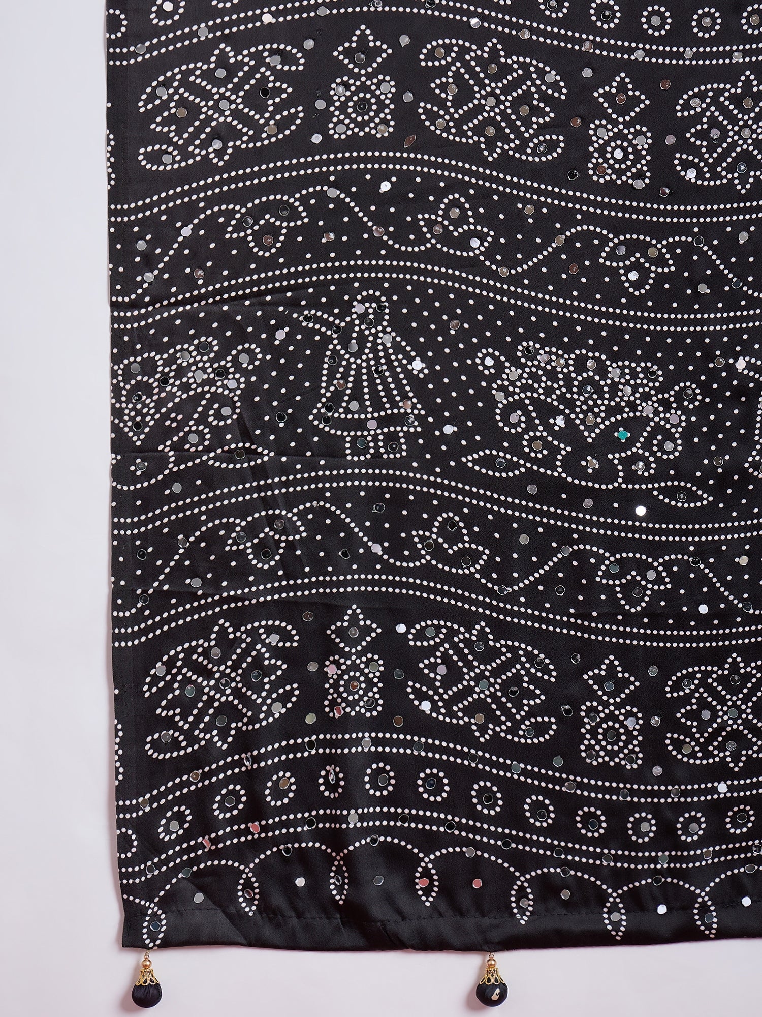 Ruhika Mirror Work Semi Modal Saree for Wedding & Party Wear ClothsVilla