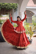 Load image into Gallery viewer, Rust Traditional Cora Cotton Lehenga Set ClothsVilla